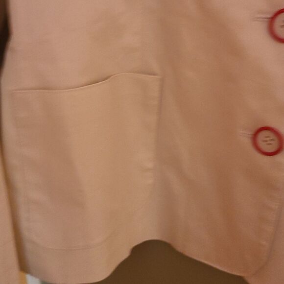 Harve Benard size 12 Cream Colored Long Sleeve Jacket - Picture 6 of 11